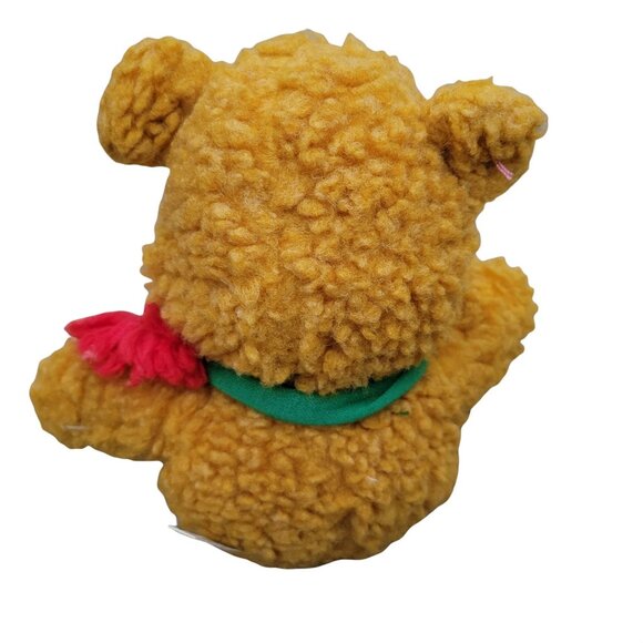 Vintage 80s Baby Fozzie Bear 8 in Plush Jim Henson Muppets Scarf Stuffed Animal - Picture 2 of 6
